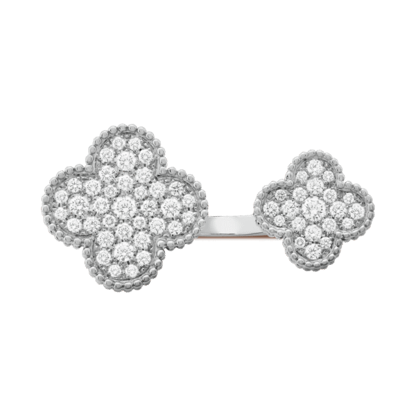 18K Magic Alhambra Diamond Ring
