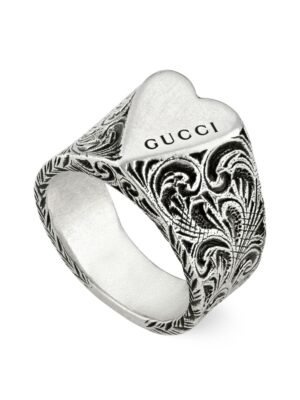 Double G Heart Ring