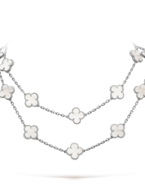 18K Vintage Alhambra 20 Motifs Long Necklace
