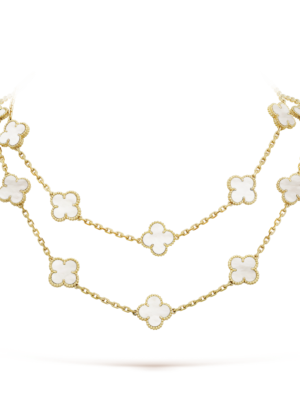 18K Vintage Alhambra 20 Motifs Long Necklace