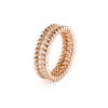 18K Rose Gold Perl¨¦e Diamonds Ring