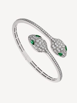 18K BV Serpenti Pave Diamond Bracelet