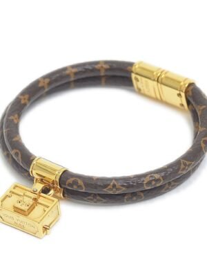 18K Louis Brassie Quipu It Twice Trunk Motif Bracelet