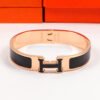 18K Clic H Black Bracelet