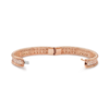 18K Rose Gold Perl¨¦e Diamonds Three Rows Bracelet