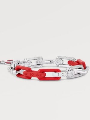 18K Louis Dargon Monogram Chain Bracelet