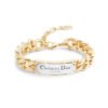 18K CD Chain Link Bracelet