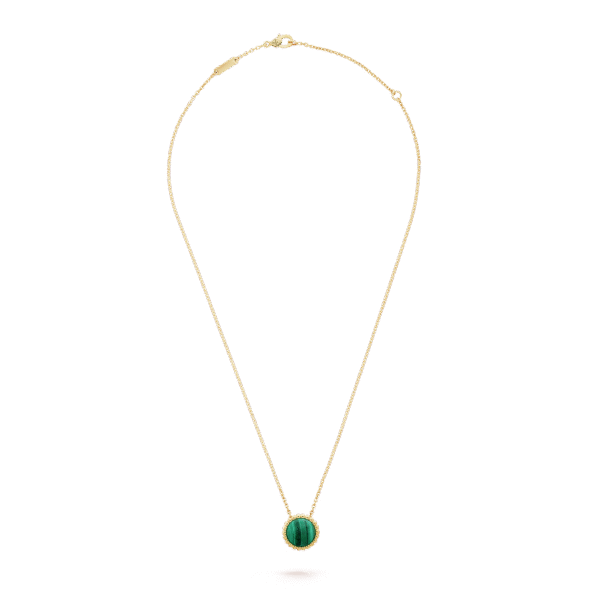 18K Perl¨¦e couleurs Malachite Necklace