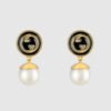 18K Double G Blondie Pendant Earrings