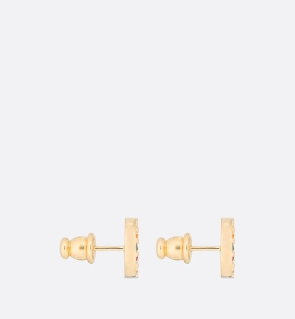 18K Petit CD Stud Earrings