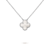 18K Vintage Alhambra Pendant Clover Necklace