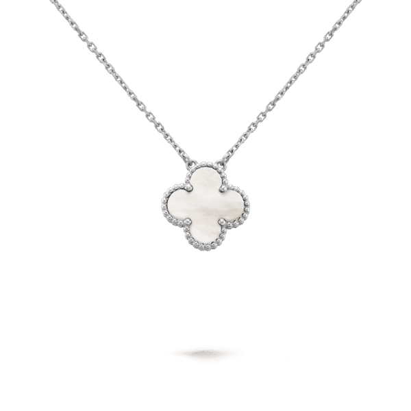18K Vintage Alhambra Pendant Clover Necklace