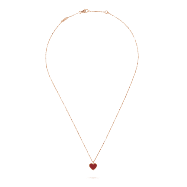 18K Sweet Alhambra Heart Pendant Necklace