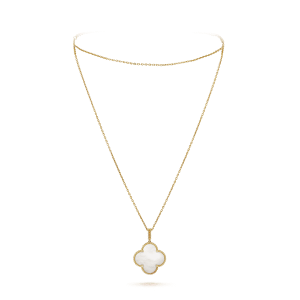 18K Magic Alhambra One Motif Pearl Necklace