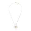 18K Rose De No?l Clip Pendant Necklace