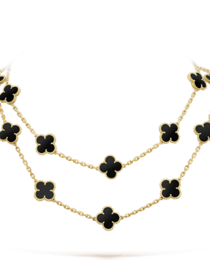 18K Vintage Alhambra 20 Motifs Long Necklace