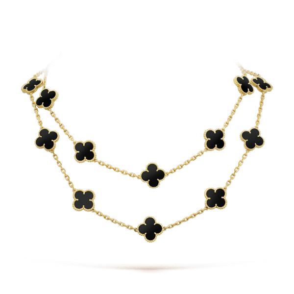 18K Vintage Alhambra 20 Motifs Long Necklace