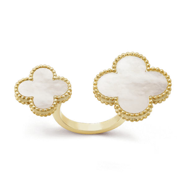 18K Magic Alhambra Mother Of Pearls Clover Ring