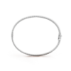 18K White Gold Perl¨¦e Diamonds One Row Bracelet