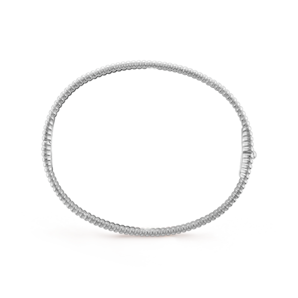 18K White Gold Perl¨¦e Signature Bracelet