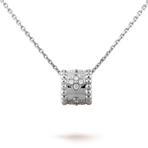 18K Perl¨¦e Clovers Pendant Necklace