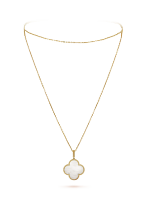 18K Magic Alhambra One Motif Pearl Necklace