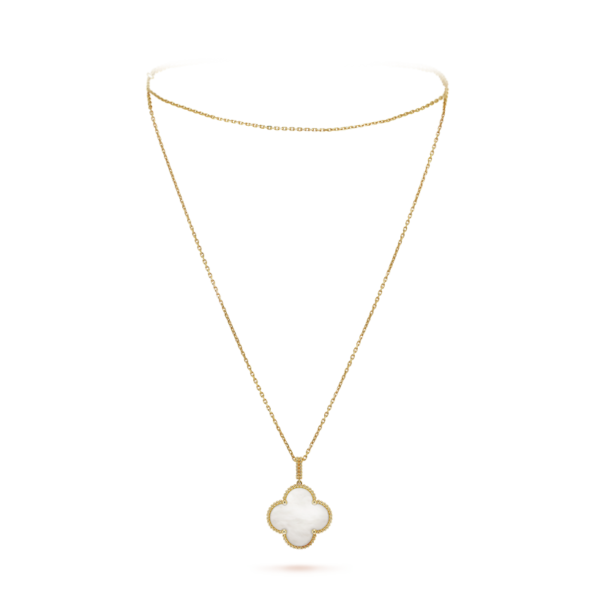 18K Magic Alhambra One Motif Pearl Necklace