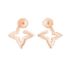 18K Louis Blossom Mini Hoops Earrings