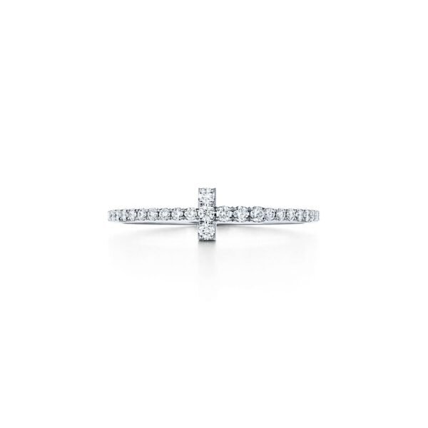 18K T Diamond Wire  Ring