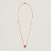 18K Mini Pop H Orange Necklace