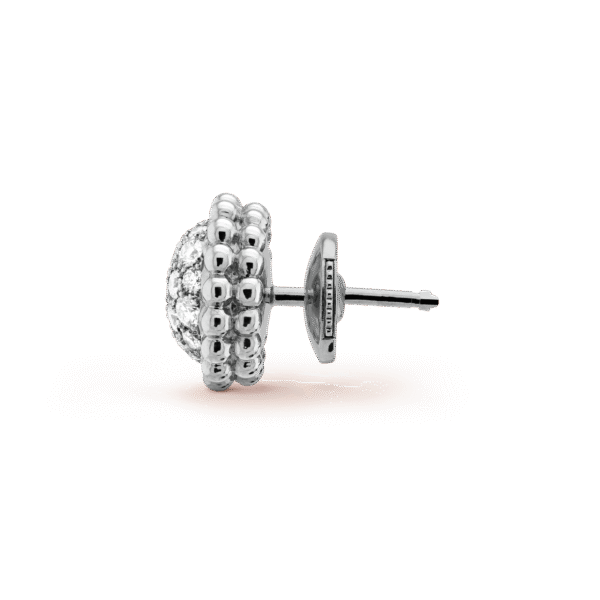 18K Perl¨¦e Diamonds Earrings