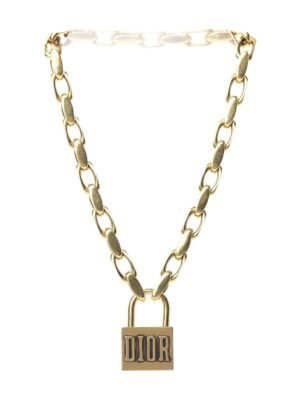 18K CD Lucky Locket Choker Necklace