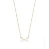 18K T Small Diamond Pendant Necklace