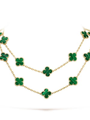 18K Vintage Alhambra 20 Motifs Long Necklace