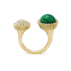 18K Perl¨¦e Couleurs Between The Finger Ring