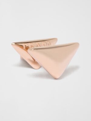 18K Pra Triangle Earrings