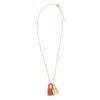 18K O'Kelly Orange Pendant H Necklace