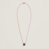 18K Mini Pop H Black Necklace