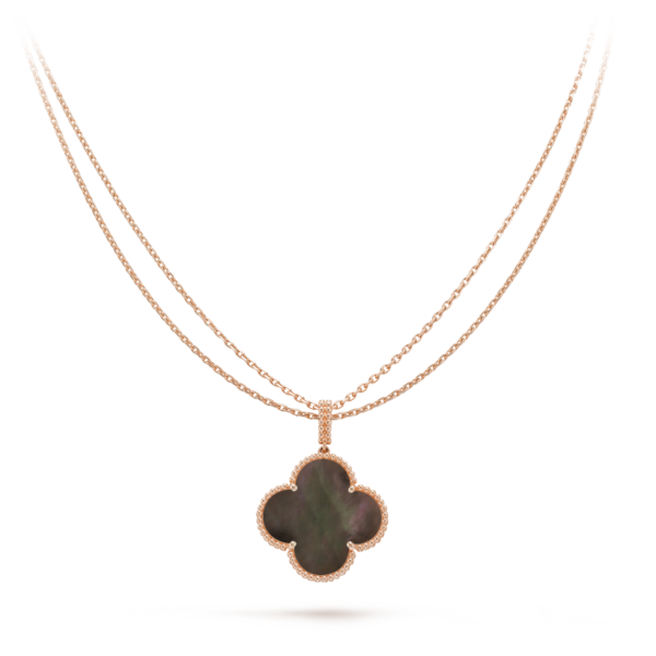 18K Magic Alhambra One Motif Pearl Necklace
