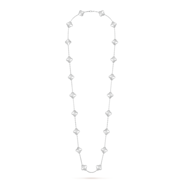 18K Vintage Alhambra 20 Motifs Long Necklace