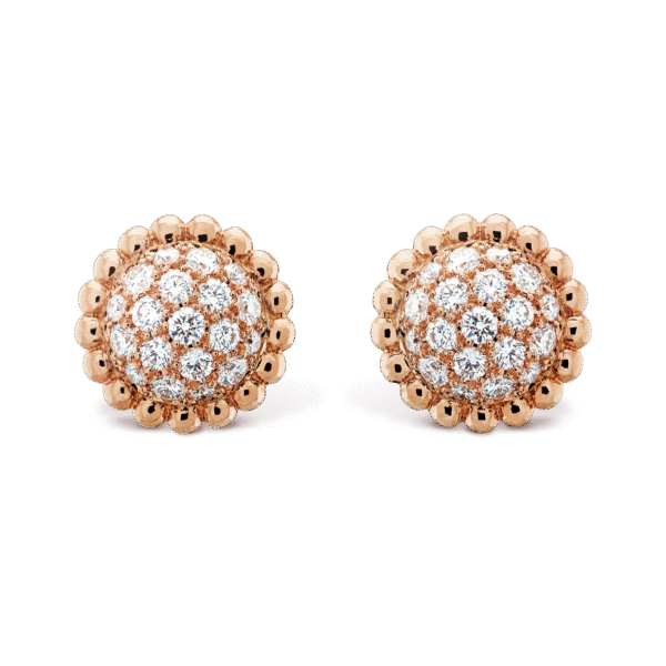 18K Perl¨¦e Diamonds Earrings