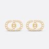 18K Petit CD Stud Earrings