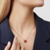 18K Perl¨¦e couleurs Carnelian Necklace