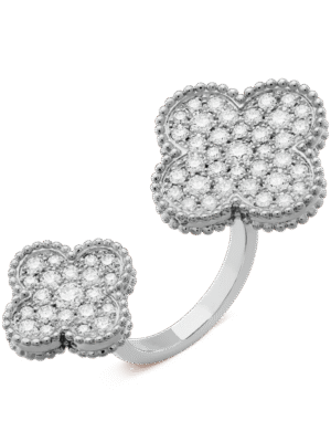 18K Magic Alhambra Diamond Ring