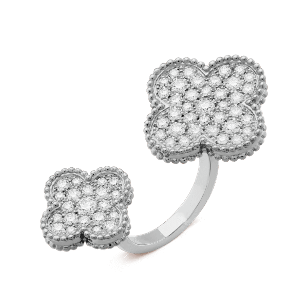 18K Magic Alhambra Diamond Ring