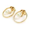 18K CD 30 Montaigne Pearl Earrings
