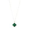 18K Magic Alhambra Malachite Necklace