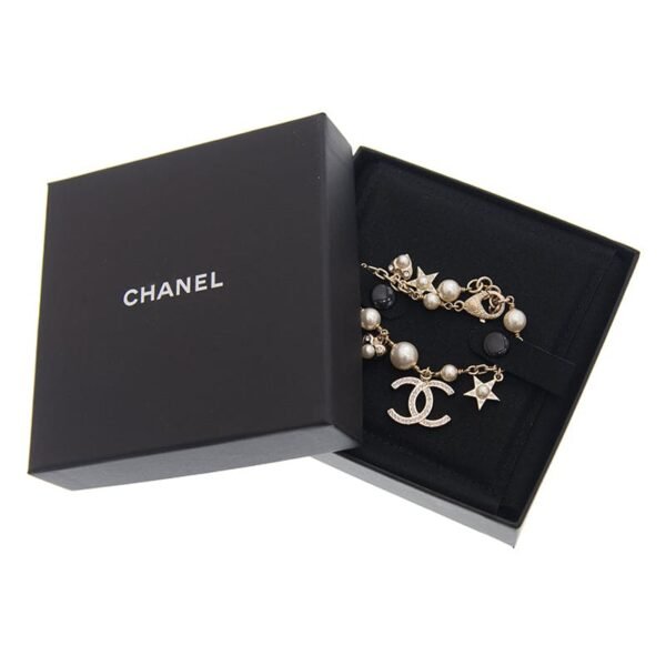 18K CC Pearls & Diamonds Bracelet