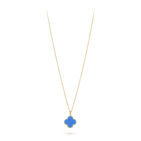 18K Magic Alhambra Agate Clover Necklace