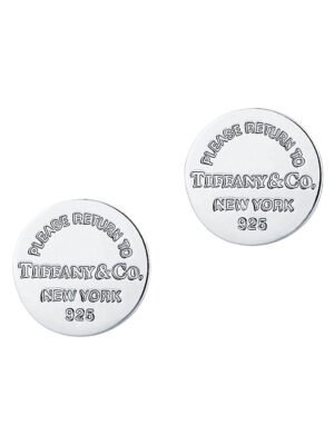 18K Return to Tiffany Circle Stud Earrings